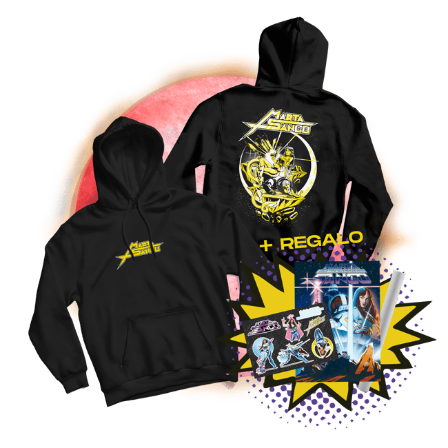 Planeta 140699B - Sudadera Marta Sango + Poster + Pegatinas