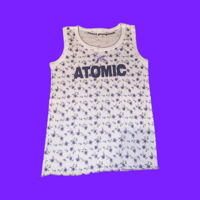 Image 2 of "ATOMIC" FLORAL TANK TOP PURPLE 💜 restock