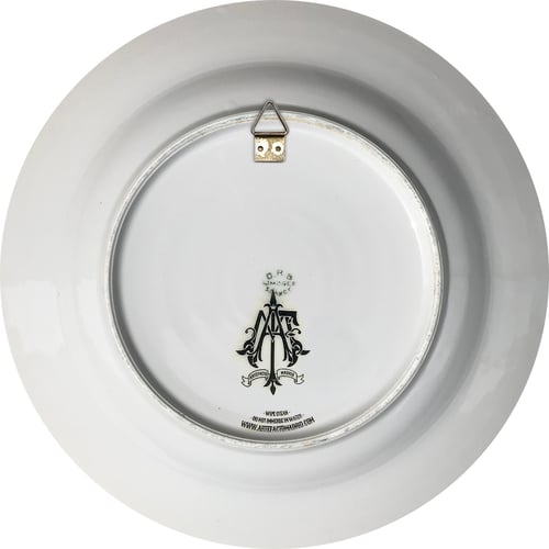 Image of  Alice Falling - Vintage French Porcelain Plate - #0609