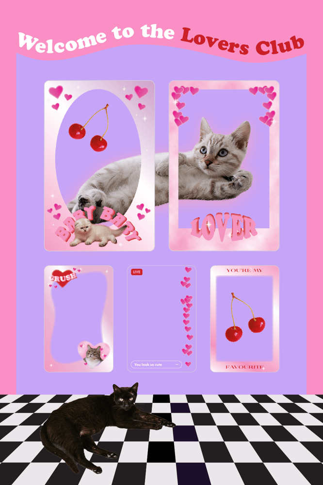Image of Lovers Club Frame Set