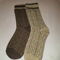 Image 2 of FF print socks