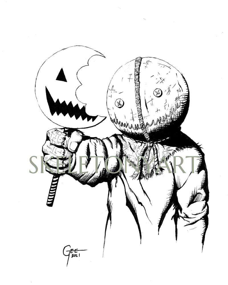 Sam from Trick 'r Treat (original art)