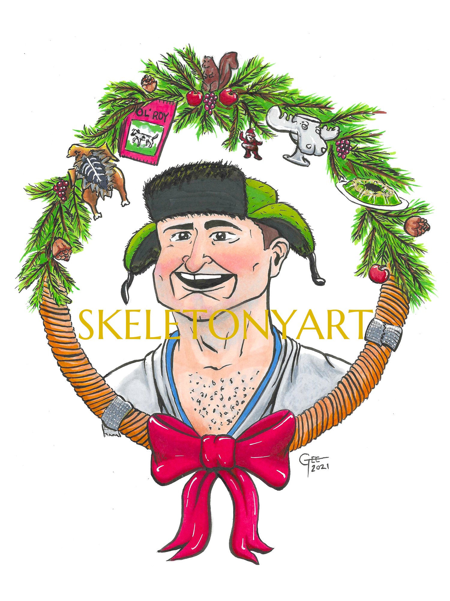 Cousin Eddie (original art)