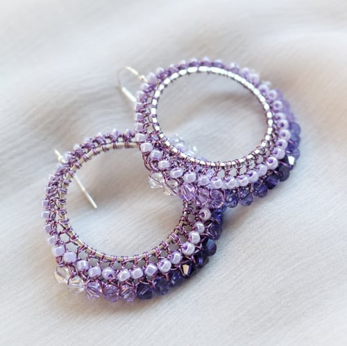 Image of CORDOBA EARRINGS - Lilac Heaven