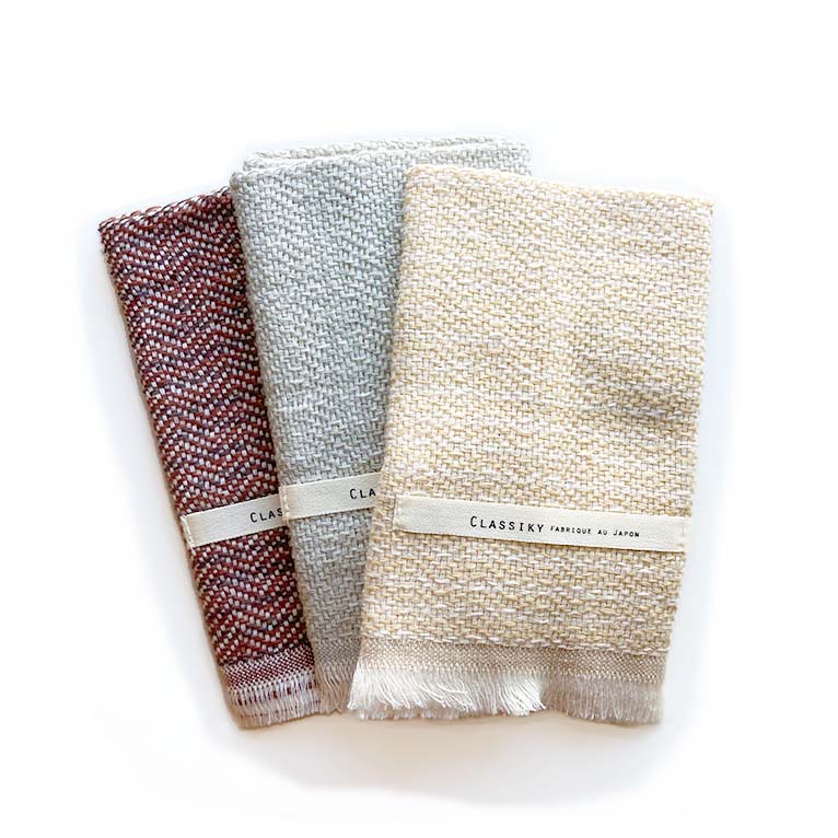 Image of Classiky - Thin Herringbone Weaving Gauze Towel