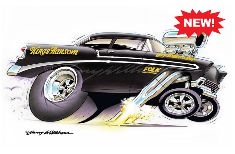 Image of "Gasser Pack" Print Set: Includes "High Octane", High Velocity" and "King's Ransom" 18 x 12" Prints