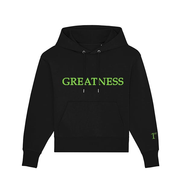 Image of GREATNESS GREEN HOODIE