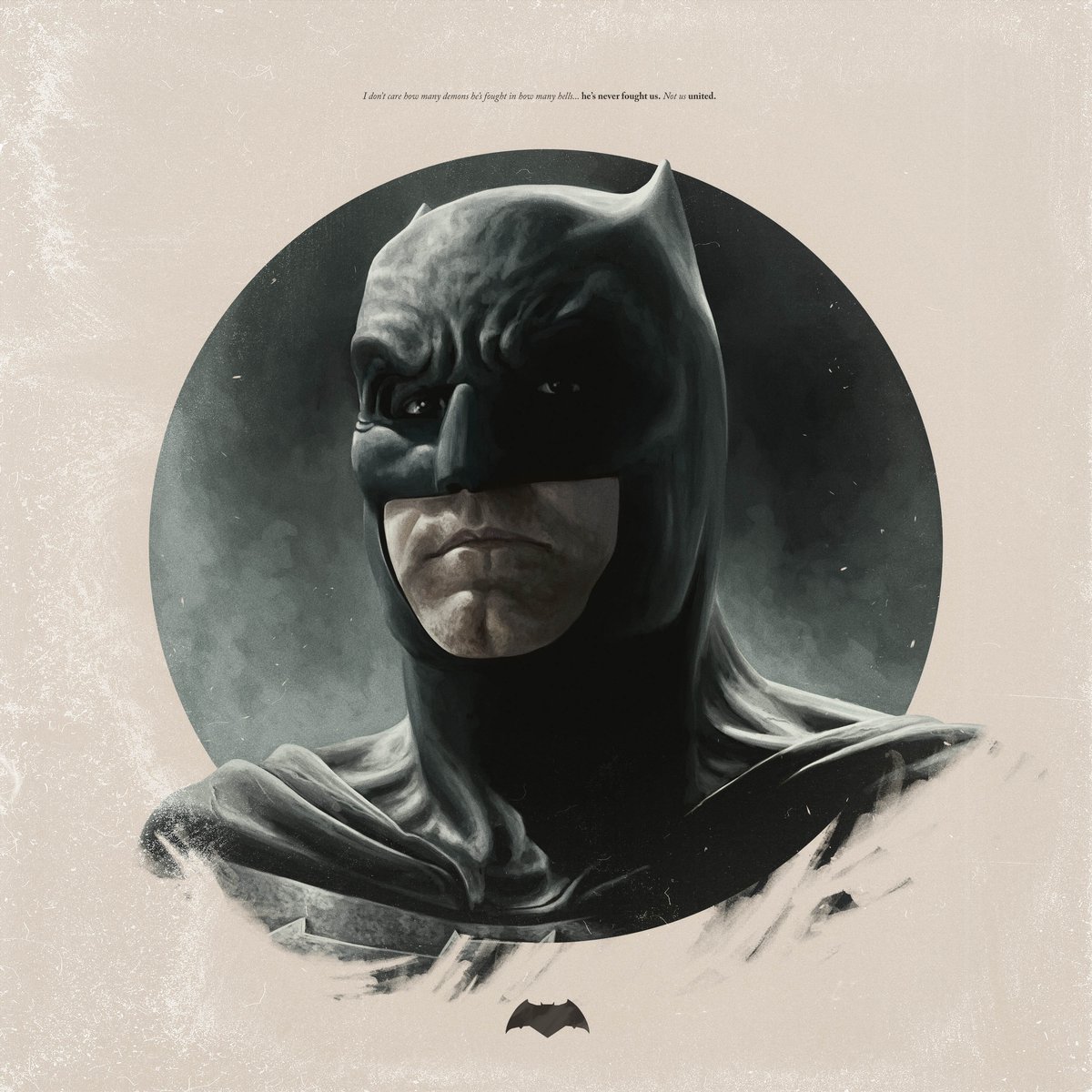 Image of Batman (Artist Proof) - Zack Snyder's Justice League Headshot/Figurehead. 