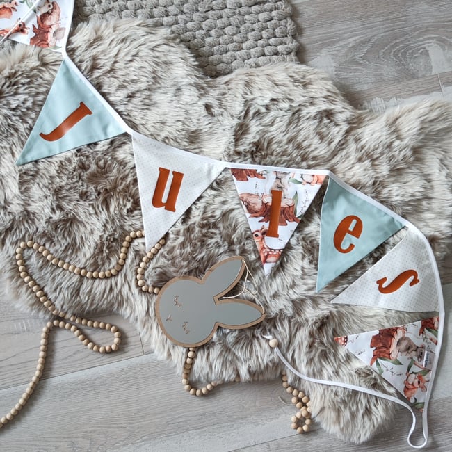 SUR COMMANDE - Guirlande Fanions