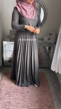 Image 3 of Grey Knitwear Abaya