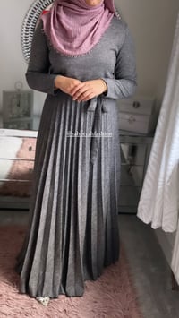 Image 2 of Grey Knitwear Abaya