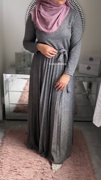 Image 1 of Grey Knitwear Abaya