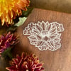 Transparent Lotus Sticker
