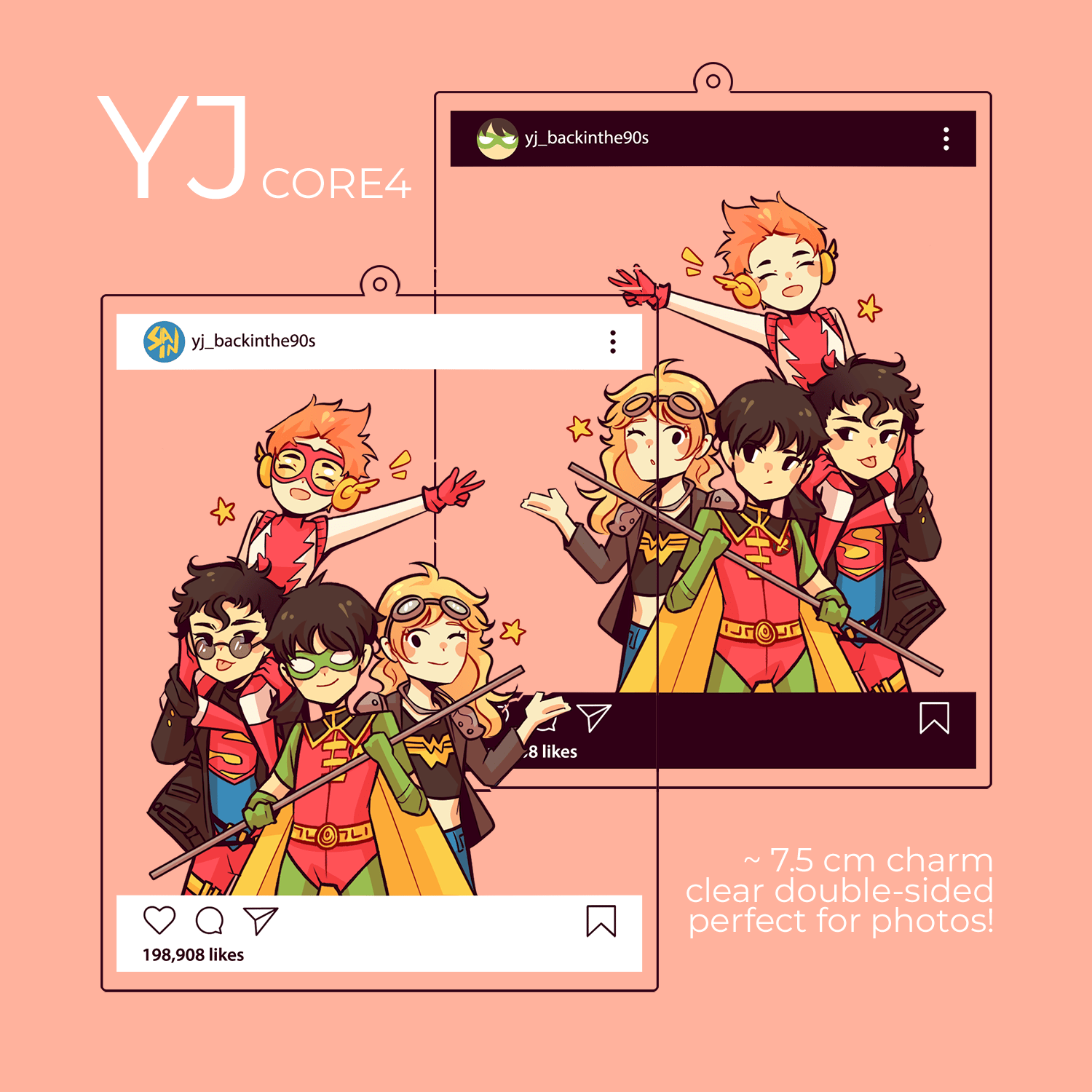 Young Justice Charm