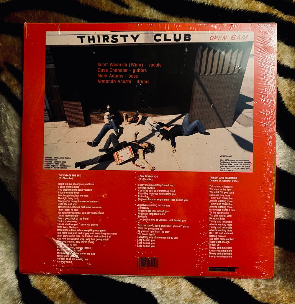 Saint Vitus - Thirsty and Miserable EP (signed vinyl)
