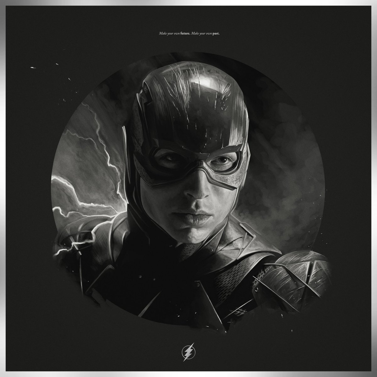 Image of Flash Var (Artist Proof) - Zack Snyder's Justice League Headshot/Figurehead. 