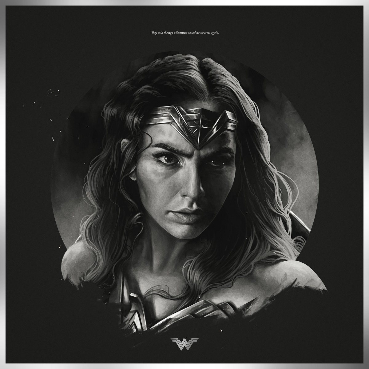 Image of Wonder Woman Var (Artist Proof) - Zack Snyder's Justice League Headshot/Figurehead. 