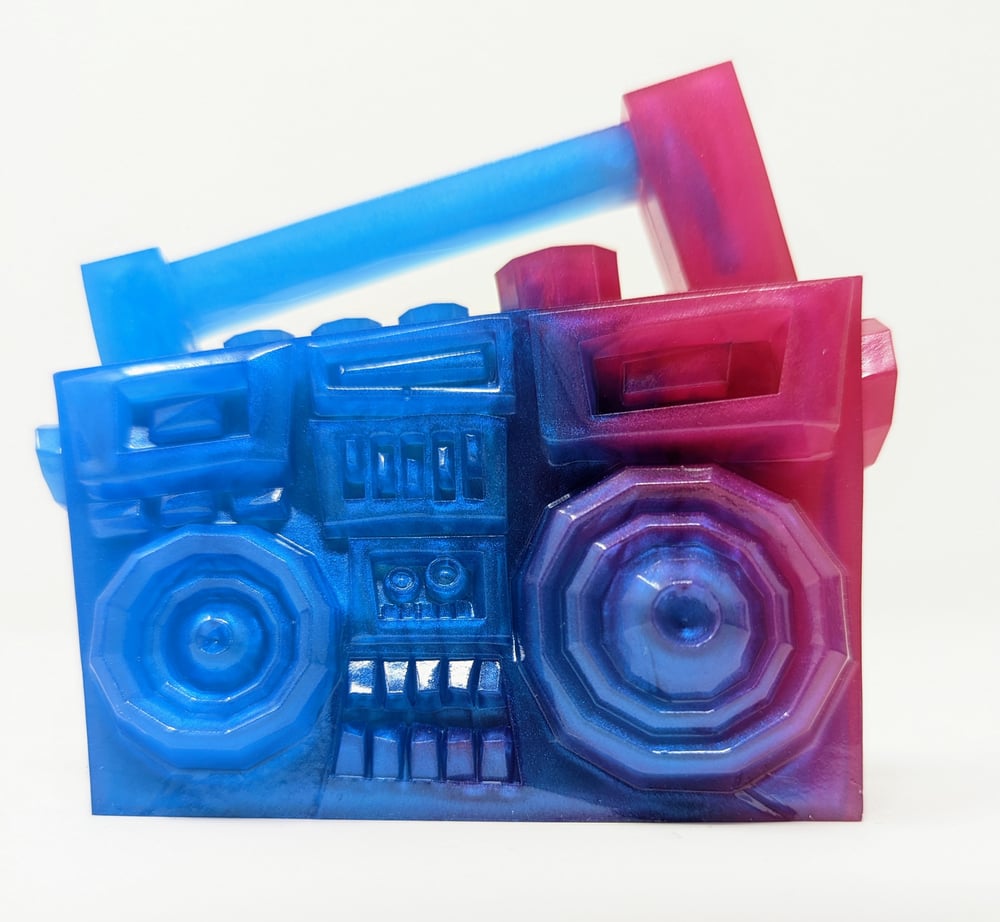 Resin Doombox:  90's Neon