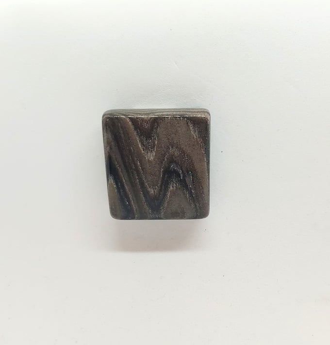 Image of Petrified Herringbone Wood Magnetic Pin #21-566