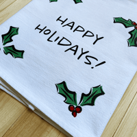 Image 2 of ‘Happy Holidays’ Towel