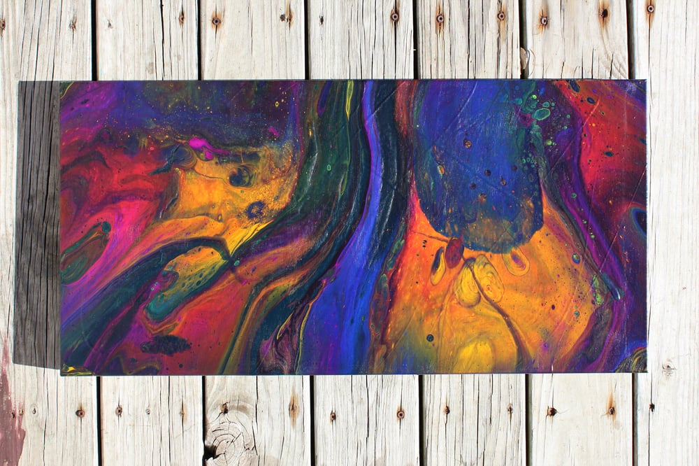 Image of Paint Pour canvases