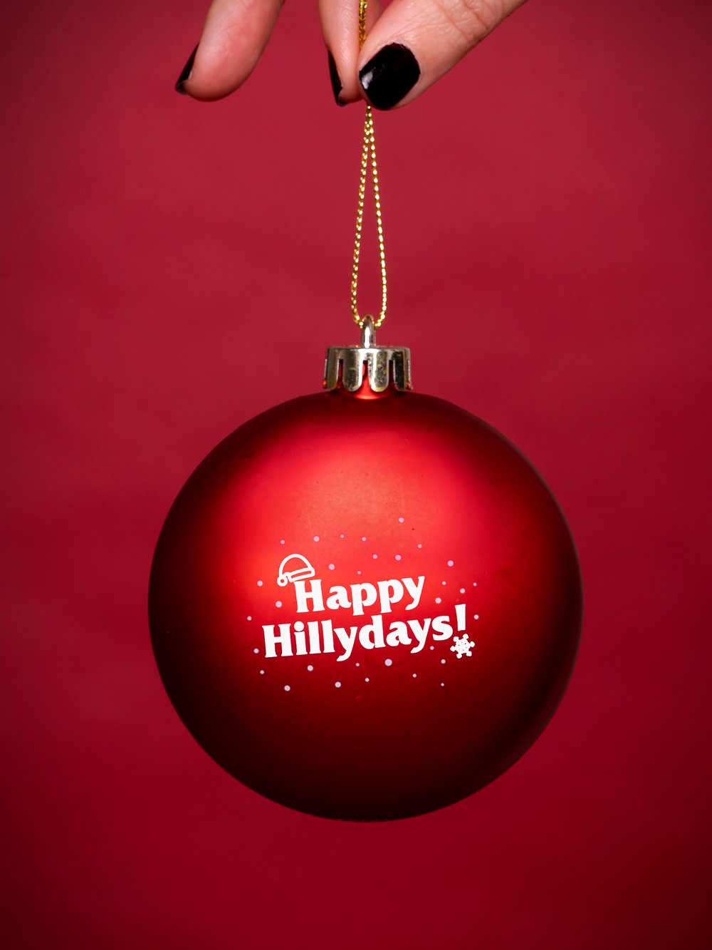 Happy Hillydays Ornament