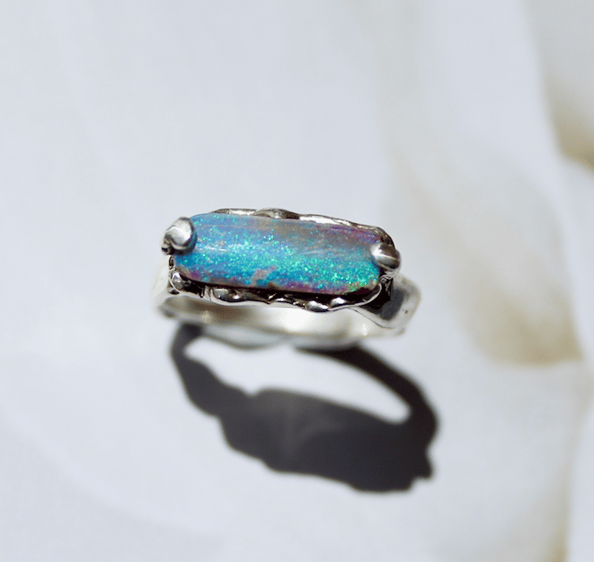 Image of Pipe Opal - Bar Ring