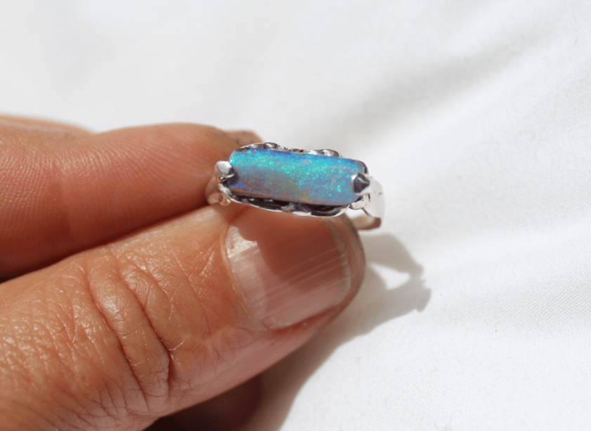 Image of Pipe Opal - Bar Ring