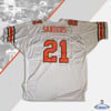 Russell Athletics Barry Sanders COLLEGE FOOTBALL LEGENDS #21 Away/White Jersey
