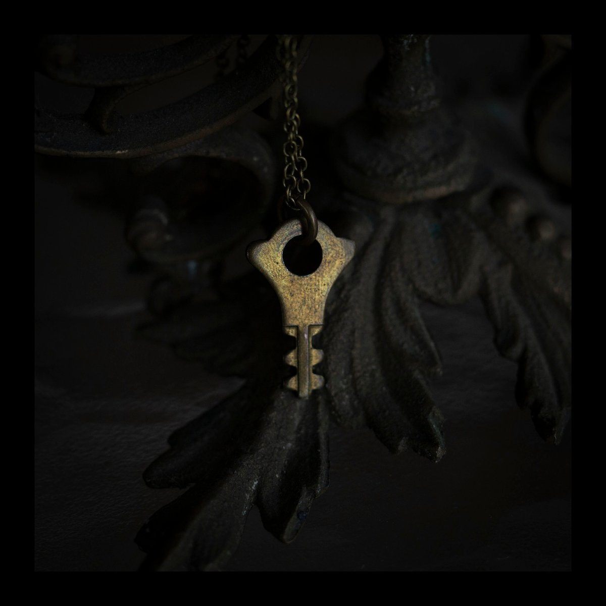 Brass Lock & Key Necklace