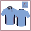 [BME] Unisex Sky Blue Polo Shirt