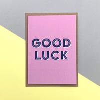 Image 1 of Good Luck eco-conscious card
