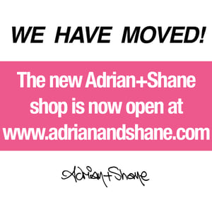 Image of WE HAVE MOVED TO  ADRIANANDSHANE.COM