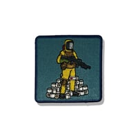 Image 1 of HAZMAT TOILET ROLL EMBROIDERY PATCH