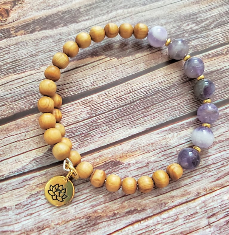 Natural Amethyst Bracelet 