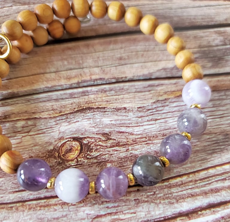 Natural Amethyst Bracelet Image 3