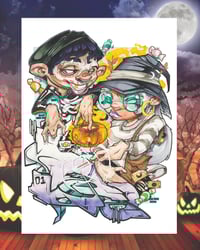 Image 1 of Life of donnie halloween print + Stickers