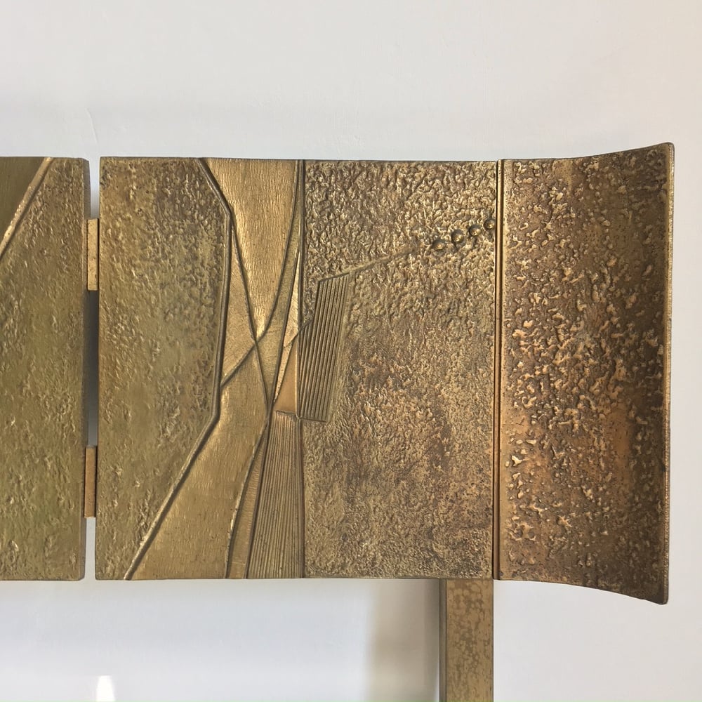 Image of Bronze Headboard by Frigerio, Italy