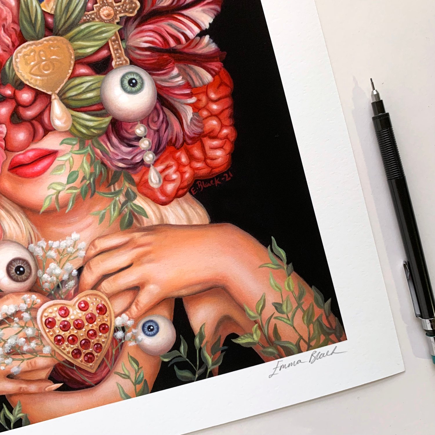 Image of Limited Edition 'Tear It Wider' Giclée Print 