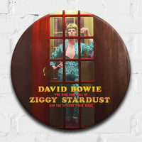Image 2 of David Bowie, Ziggy Stardust 2 GIANT 3D Vintage Pin Badge