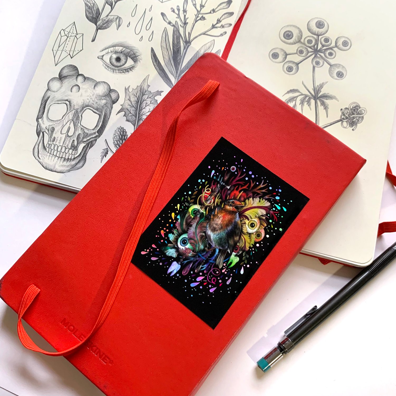 Image of Holo 'The Burning Light' Sticker