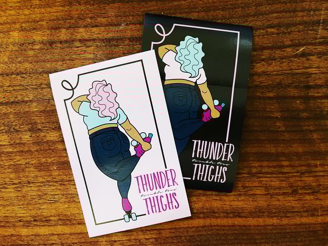 Thunder Thighs Stickers