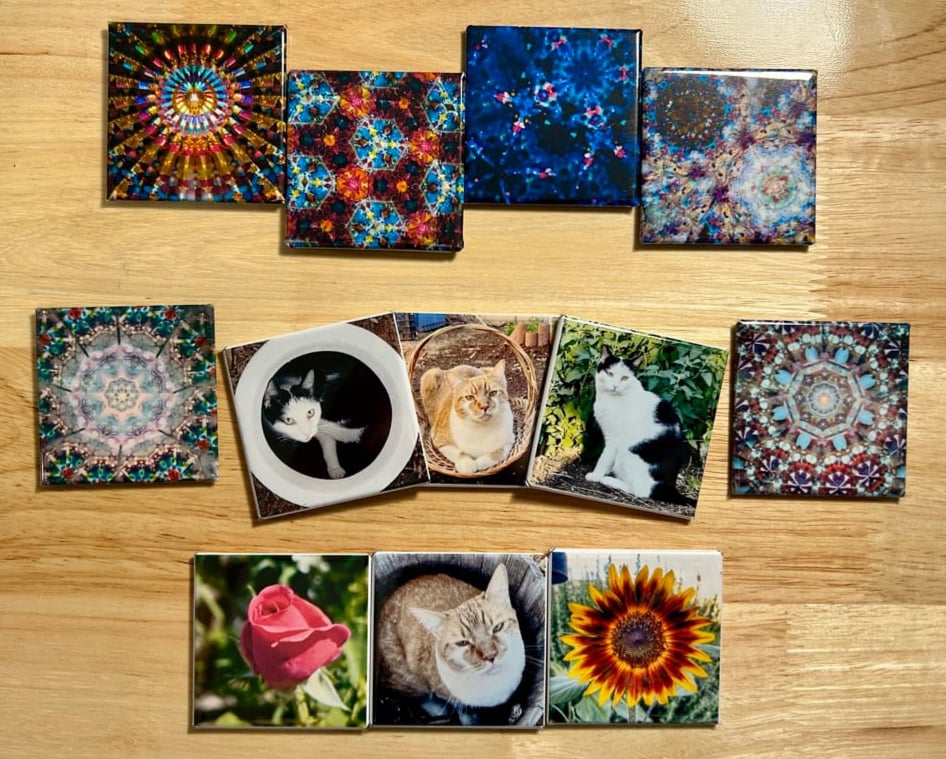 Image of Custom 2”x2” Square Photo Magnets