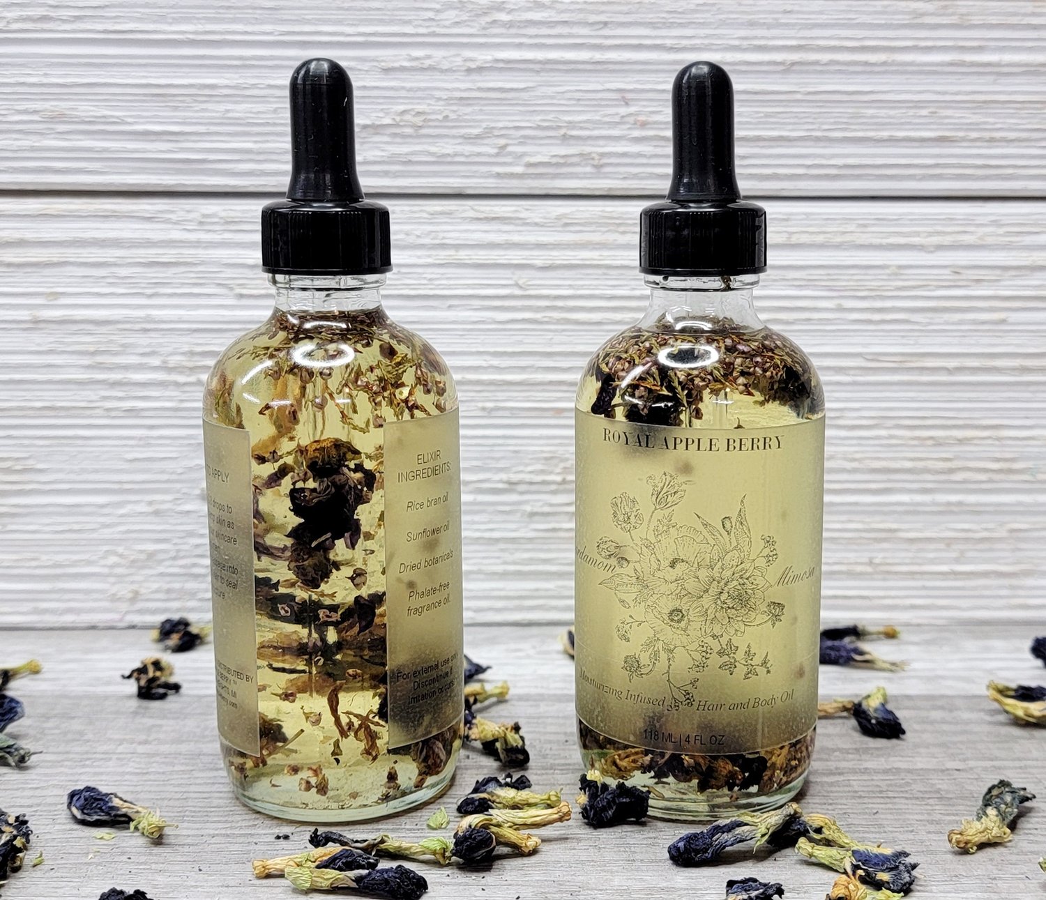 Cardamom and Mimosa Body and Hair oil | Royal Apple Berry