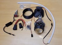 Image 3 of 88-91 USDM Civic/CRX Headlight Duct (Turbo Variant)