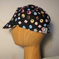 Image 1 of Cotton cycling cap - liquorice all-sorts