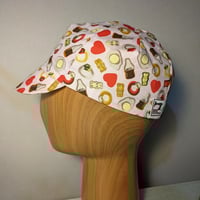 Image 1 of Cotton cycling cap - pink sweets