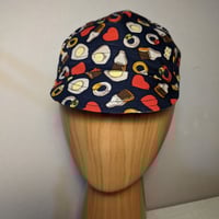 Image 2 of Cotton cycling cap - navy sweets