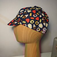 Image 1 of Cotton cycling cap - navy sweets