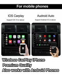 Image 1 of Wireless Apple Carplay Dongle USB Android Auto Car Radio IOS Apple iPhone 